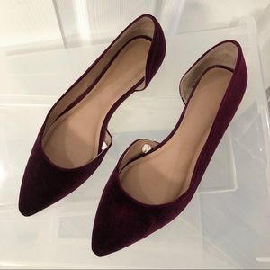 Merona Shoes - Medina Velvet D’Orsay Flats Merona Shoes - Medina Velvet D’Orsay Flats
